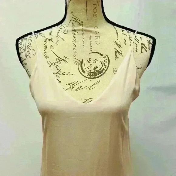 Rory Beca Blush Slip Maxi Dress in Size S with Adjustable Spaghetti Straps - Picture 4 of 8